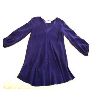 Amanda Uprichard Cobalt Blue Mini Dress